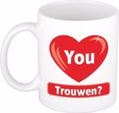 Bellatio Decorations Shoppartners Bv Fout huwelijksaanzoek beker / mok - keramiek - 300 ml