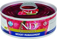 N&D Quinoa Weight Management Lam 80 gr. - per 24 stuks