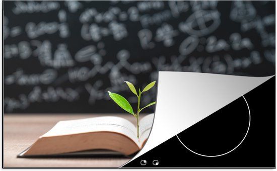 KitchenYeah® Inductie beschermer 77x51 cm - Een filosofie les - Inductiebeschermer voor inductiekookplaat - Multicolor