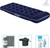 Bestway Luchtbed - 1-Persoons - 76 x 185 x 28 cm - Blauw