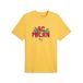 PUMA AC Milan FtblCulture T-shirt voor Heren, Rood/Geel, Maat M