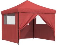 vidaXL Partytent 292 x 292 x 315 cm Bordeauxrood Oxford Stof