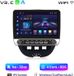 10,1-inch Android 15 autoradio met Carplay, geschikt voor Toyota Aygo, Peugeot 107 en Citroën C1 (2005-2014), met GPS-navigatie, Wi-Fi, Bluetooth, DAB+, stuurwielbediening, DSP, USB-poort en 1+32GB opslag. Uitgevoerd met een draaiknop