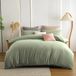TRANKIELO® Ensemble de literie en microfibre 220 x 240 cm Sauge vert