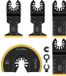 OEM Holland Connections 5-delige titanium gecoate multifunctionele zaagbladenset
