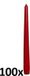 Bolsius Professional Horeca Gothic Candle Wine Red 100 Pieces