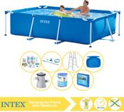 Intex Rechthoekig Frame Zwembad - 260 x 160 x 65 cm - Blauw