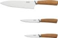 Kuppels Wood set de couteaux - set de 3 pièces