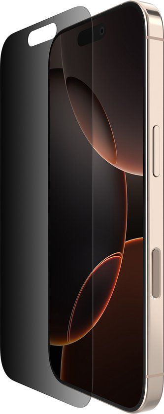Belkin InvisiGlass Antimicrobiële Privacy Screenprotector – iPhone 17 en iPhone 16 Pro