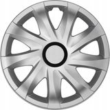NRM - wieldoppen 15" - zilver - set van 4 stuks