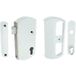 Tirard Serrure Pour Portail Bois / Pvc / Alu – À Pêne Demi-tour – Entraxe 70 Mm – Axe 60 Mm – Réversible – Cylindre Européen – Polyamide Blanc