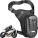 Merkloos Beentas Motor - Heuptas - Leg Bag Motorcyclist - Unisex - Polyester - Zwart