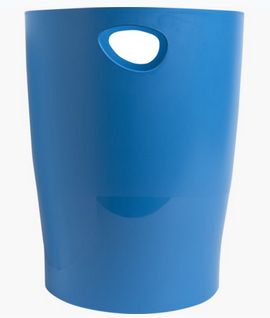 Exacompta Bee Blue Waste Basket - 15L - Turquoise