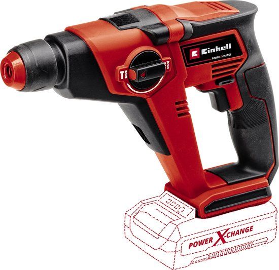 Einhell TE-HD 18/12 Li Solo Accu Boorhamer - Power X-Change - 18V - 1.3J - SDS-plus - Zonder Accu en Lader