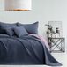 AmeliaHome Restilo Dubbelzijdige Pluche Sprei 200x220cm - Grijs/Lila