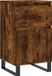vidaXL Dressoir 40x35x70 cm bewerkt hout gerookt eikenkleurig