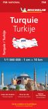 Turquie: Michelin Wegenkaart Turkije 1:1.000.000