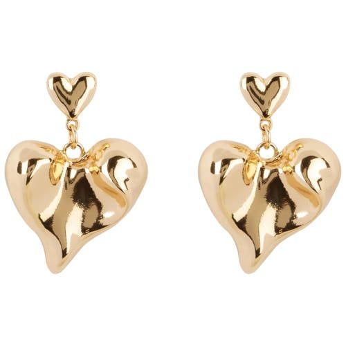 Life of Bulu Jessie Heart oorbellen goudkleurig