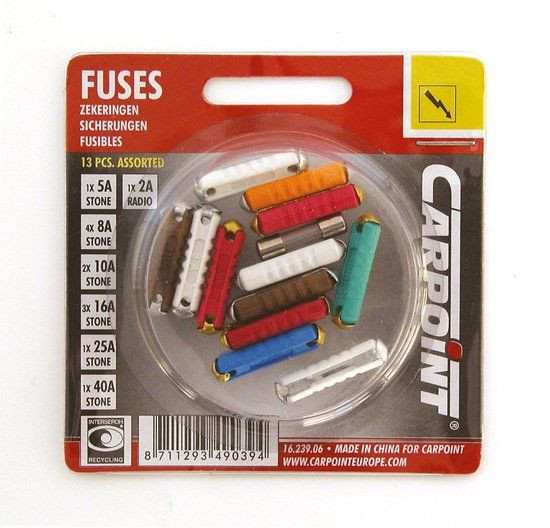 Carpoint Steenzekeringen Assortiment 13-delig