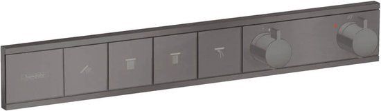 Hansgrohe RainSelect Thermostatische Inbouw Douchekraan - 4 functies - Zwart Chroom