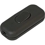 Kopp Snuitschakelaar, 1-polig, 250 V, 6 A, zwart, 191305087