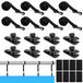 Icecat Accessoires pour couvertures solaires de piscine, avec sangles de fixation