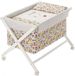 Interbaby Wieg Beer Junior 90 x 72 cm Hout/katoen Wit