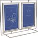 Henzo fotolijst - platinum double swing - collagelijst voor 2 foto's - fotomaat 10x15 cm - zilver