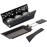 KUHN RIKON 32170 Mini Raclette Set, Zwart, Staal