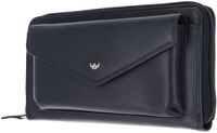 Golden Head Leren portemonnee Polo RFID Protect RV-Damenbörse 2830 Schwarz zwart