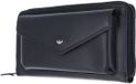 Golden Head Leren portemonnee Polo RFID Protect RV-Damenbörse 2830 Schwarz zwart