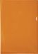 Exacompta Pak van 100 L mappen - gladde PVC 13/100e - A4 - Oranje - 661245E
