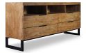 Menzzo meuble TV, bois, 150 x 40 x 65 cm