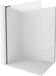 Mexen Kioto L paroi de douche Walk-in 100 x 200, verre dépoli, noir
