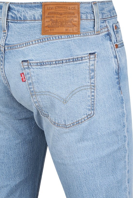 Levi&#39;s - 511 Jeans Blauw - Heren - Maat W 32 - L 34 - Modern-fit