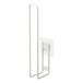 Yamazaki 5989 TOWER Film Hook Toilet Paper Holder, white, Steel/Silicone