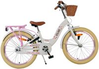 Volare Blossom Kinderfiets - Meisjes - 20 inch - Wit - Twee handremmen