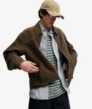 BENCH Tussenjas 'Bench x Superdry & Co Moleskin' sand / chocoladebruin