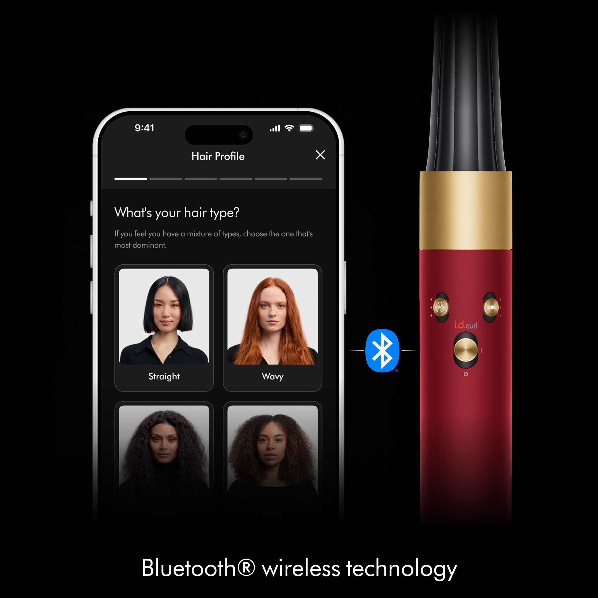 Dyson Airwrap i.d. Curly+Coily - Multistyler - Föhnborstel - Krulborstel - Red Velvet/Goud