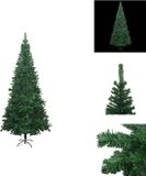 vidaXL Kunstkerstboom - 240 cm - 1.300 takken - Groen