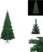 vidaXL Kunstkerstboom - 240 cm - 1.300 takken - Groen