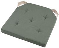 Stof Textile stoelkussen DUO - groen - 38 x 38 x 4 cm
