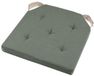 Stof Textile stoelkussen DUO - groen - 38 x 38 x 4 cm