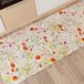 PETTI Artigiani Italiani - Tapijt voor keuken, antislip, wasbaar, loper voor keuken, tapijt, keukenloper, loper, 52 x 380 cm, bloemenpatroon 10, 100% Made in Italy
