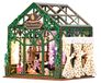 Merkloos Poppenhuis miniatuur Book Nook - DIY bouwpakket - Muziekdoos - Pet Paradise thema - Boekenplank decoratie