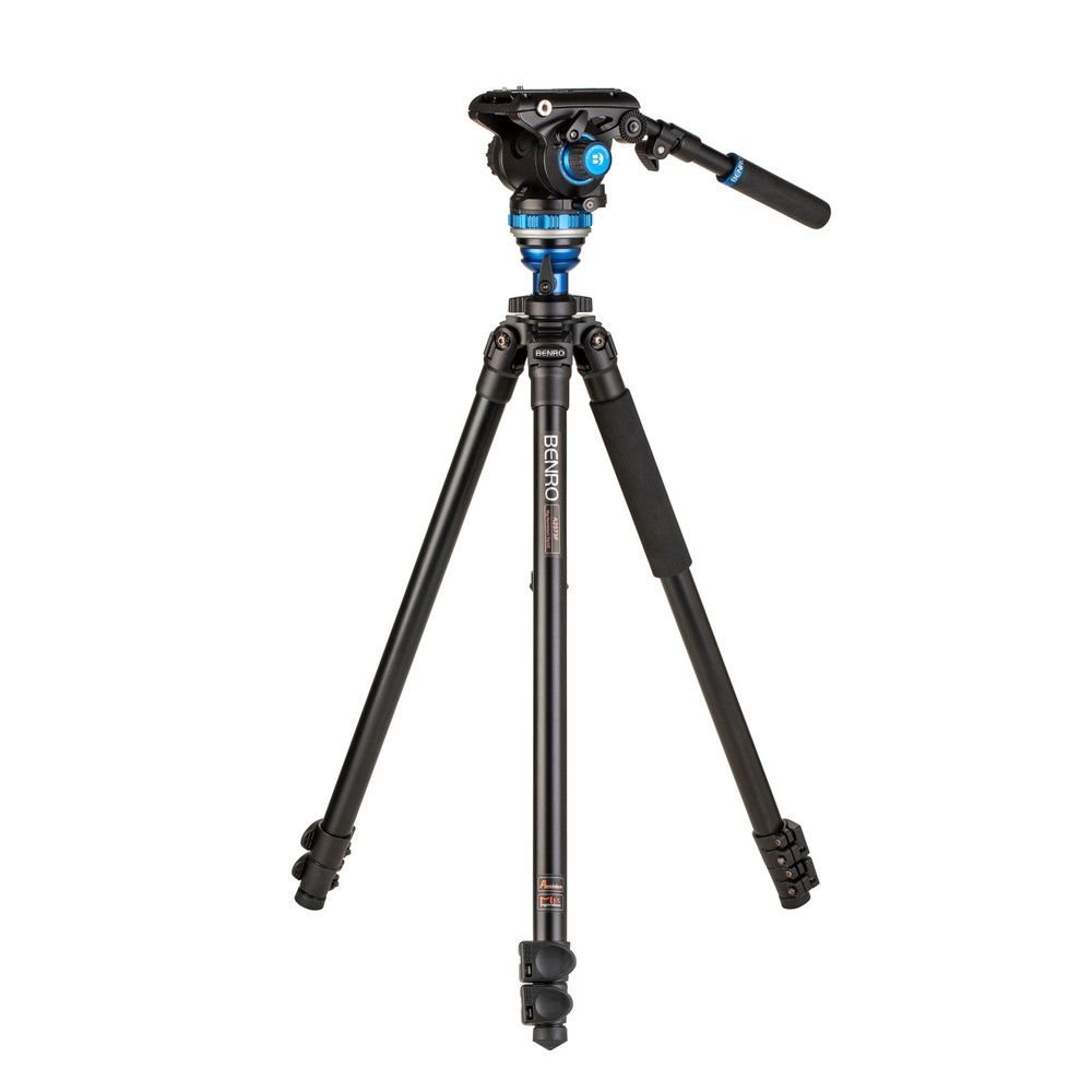 Benro A2573FS6PRO Tripod - Digital/Film Camera - Black/Blue