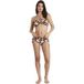 Admas Maillot de bain 2 pièces bandeau femme Sunset Jungle