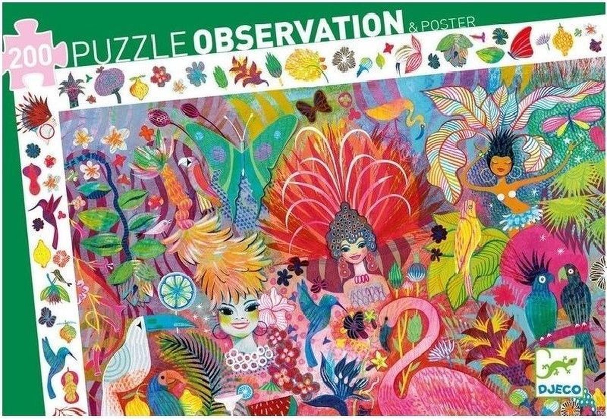 djeco Muziek Puzzel 200pcs