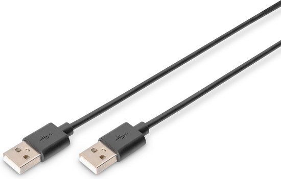 Digitus USB 2.0 A Male to USB 2.0 A Male Cable 1.8 m Black