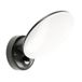 GTV Lampe murale LED extérieure avec détecteur de mouvement, lumière neutre 4000 K, 1000 lumens, 10 W, indice de protection IP54, pour façade et jardin, noir